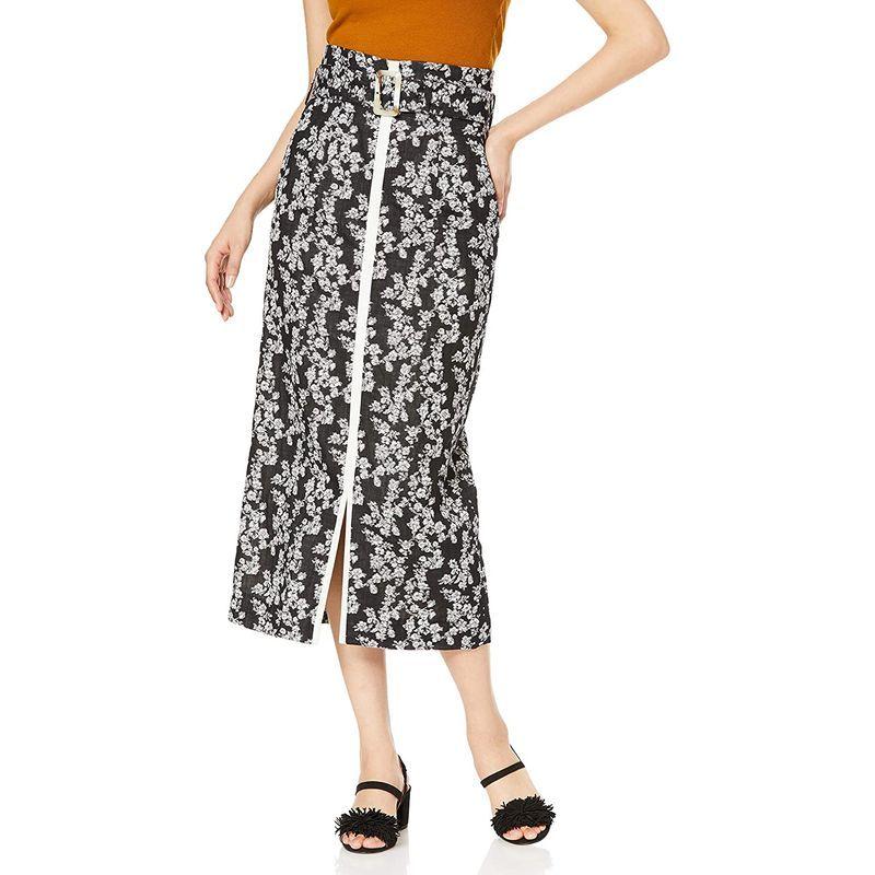 フレイ アイディー ジャガードペンシルスカート FWFS201066 レディース BLK 日本 0 (日本サイズ7 号相当) 日本 アイディー ジャガードペンシルスカート FWFS201066 レディース BLK 日本サイズ7 号相当 SIZE ウエスト ヒップ 89cm 総丈