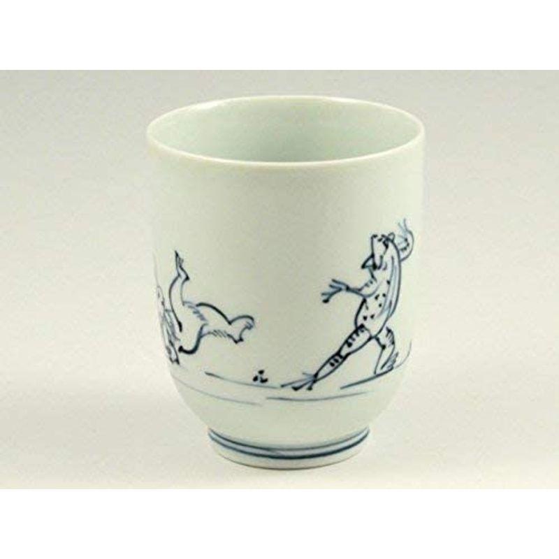 一番人気物有田 波佐見焼 洸琳窯 高山寺(鳥獣戯画) 組湯呑(夫婦湯呑