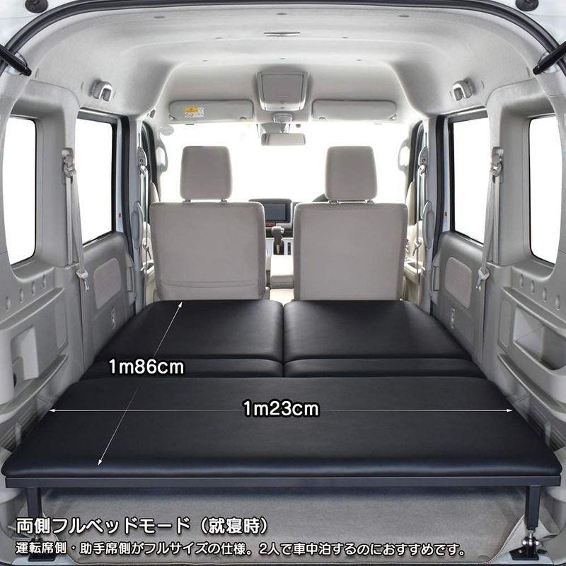Da17w エブリィ ワゴン ベッドキット ロータイプ 高さ調節 ブラックレザー クッション材mm エブリィ ベッド Every 車中泊 翼だよ 通販 Yahoo ショッピング