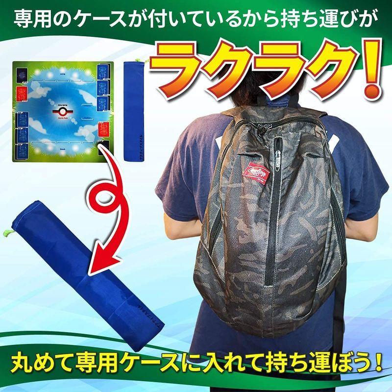 ポケモンカード プレイマット 二面フルサイズ 専用プレイマットケース付 ポケカ プレマ Active Style 翼だよ 通販 Yahoo ショッピング
