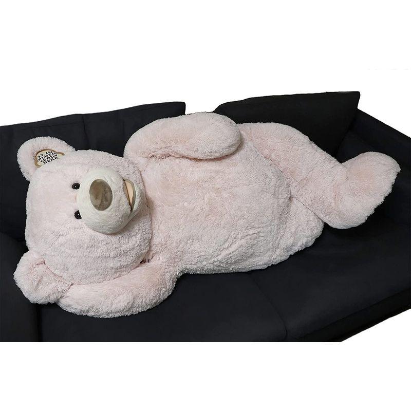 Hugfan クマのぬいぐるみ ピンクベージュ 約134cm コストコ 翼だよ 通販 Yahoo ショッピング