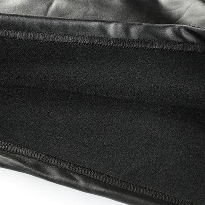 送料無料2〜4日後到着 ファイクレザー キャミソール ノースリーブ  ビスチェタイプ　インナートップス ジャズ スポーツトップス 黒 |  | 10