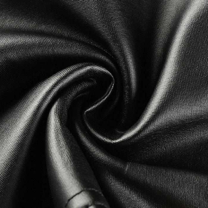 送料無料2〜4日後到着 ファイクレザー キャミソール ノースリーブ  ビスチェタイプ　インナートップス ジャズ スポーツトップス 黒 |  | 12