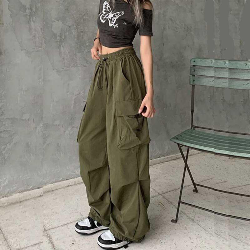送料無料２〜３日後に到着 カーゴパンツ レディース ゆったリ ヒップホップ ぶかぶかカーゴパンツ 十分丈 ジョガー パンツ ヒップホップ ダンサーパンツ |  | 06
