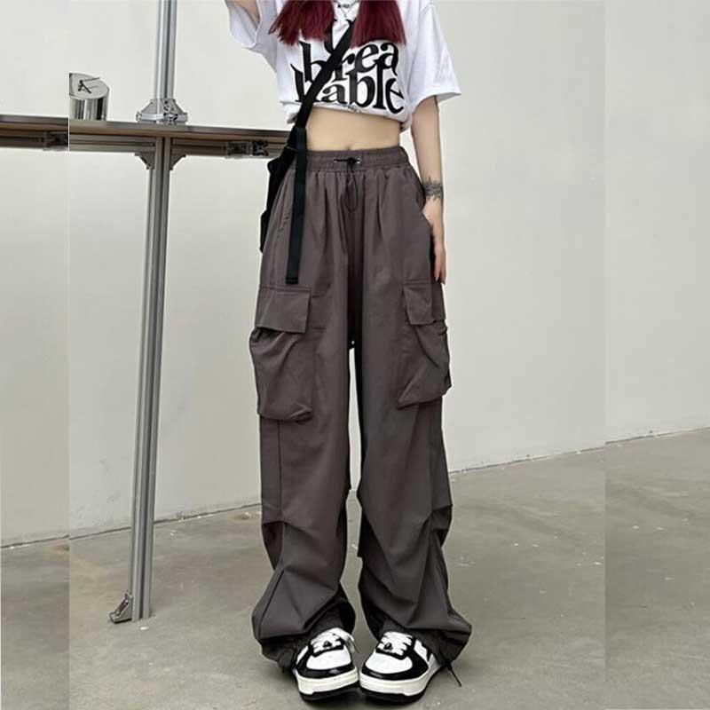 送料無料２〜３日後に到着 カーゴパンツ レディース ゆったリ ヒップホップ ぶかぶかカーゴパンツ 十分丈 ジョガー パンツ ヒップホップ ダンサーパンツ |  | 07