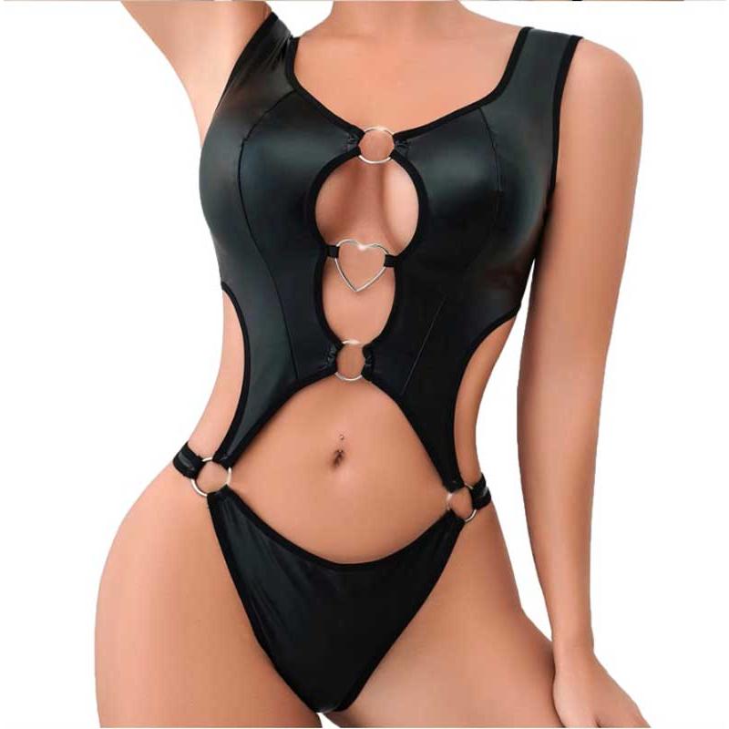 送料無料2〜4日後到着 ボンテージ コスチューム レデース セクシー衣装 ソフトエナメル 楽器演奏 ステージ衣装 セクシーなデザイン 見せる下着 細身 M L XL 黒 |  | 01