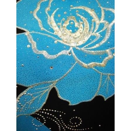社交ダンススーツ 豪華パッチワーク花刺繍スーツ ステージ衣装として