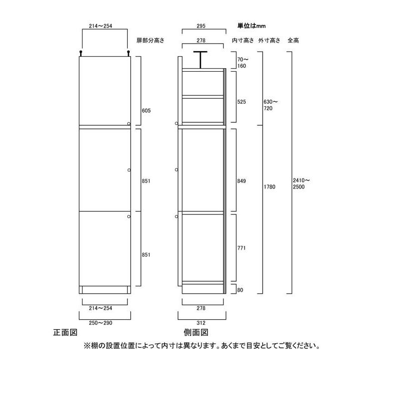【新品同様 / 希少】 書斎すきま収納 突っ張り棚 高さ２４１〜２５０ｃｍ幅２５〜２９ｃｍ奥行３１ｃｍ厚棚板（棚板厚2.5cm） 【XU8000610281】(29137円)