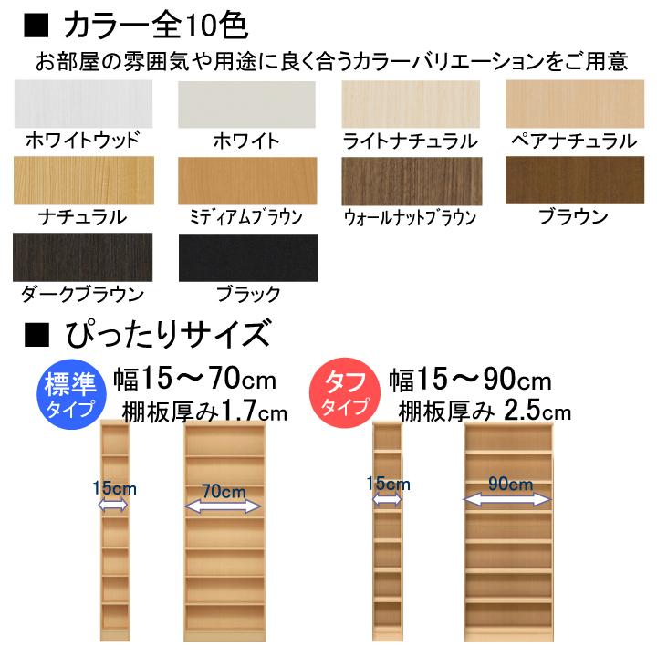 廊下収納 高さ７０ｃｍ幅２５〜２９ｃｍ奥行１９ｃｍ タオルシェルフ オーダー 応接間本棚 整理 窓下｜wing1｜05