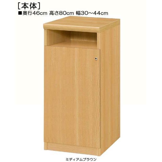 下部扉 標準棚板 屋根裏収納 高さ８０ｃｍ幅３０〜４４ｃｍ奥行４６ｃｍ 下扉高さ62.6cm カタログ棚 日本製 オフィス 整理