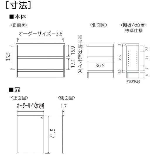 ＊新作＊ 全面扉全面扉付き頑丈本箱 高さ４９ｃｍ幅１５〜２４ｃｍ奥行４０ｃｍ厚棚板（棚板厚み2.5cm） 片開き(左開き/右開き)