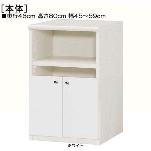 下部扉 リビング収納 高さ８０ｃｍ幅４５〜５９ｃｍ奥行４６ｃｍ厚棚板（棚板厚み2.5cm） 下扉高さ41.5cm レコード棚 廊下