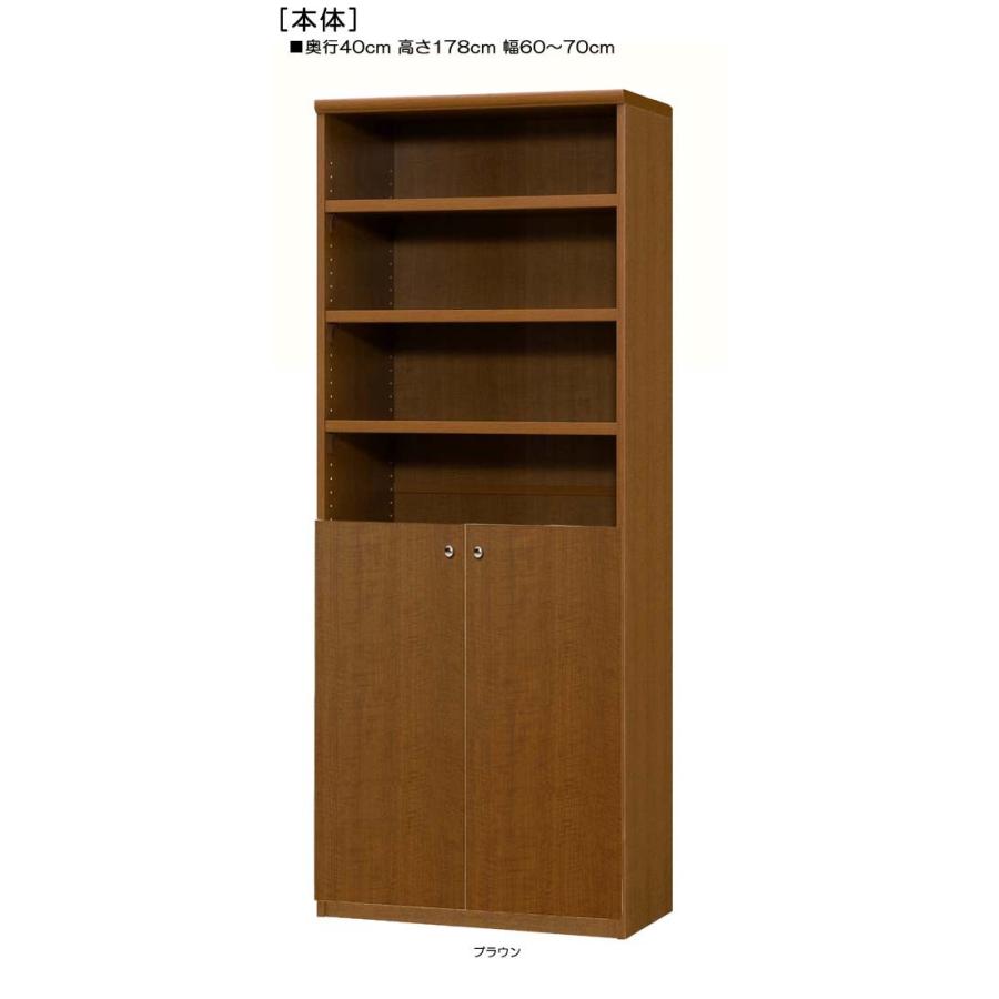 下部扉 大収納ラック 高さ１７８ｃｍ幅６０〜７０ｃｍ奥行４０ｃｍ厚棚板（棚板厚み2.5cm） 下扉高さ80.8cm 作品収納 洗面所