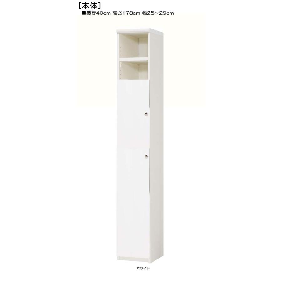 下部扉 ランドリー収納棚 高さ１７８ｃｍ幅２５〜２９ｃｍ奥行４０ｃｍ厚棚板（棚板厚み2.5cm） 下扉高さ127.3cm 雑誌ディスプレイ 事務所