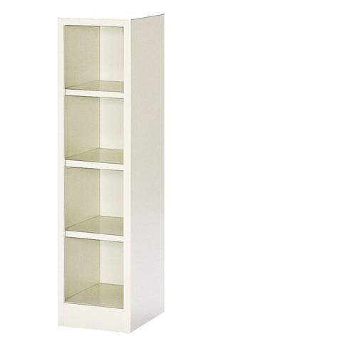 オープン下駄箱 スチール 業務用 下足箱 4人用 1列4段 搬入設置/階段上