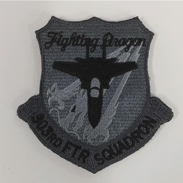 ワッペン 小松基地303飛行隊 胸用と肩用セット ロービジグレー 裏面
