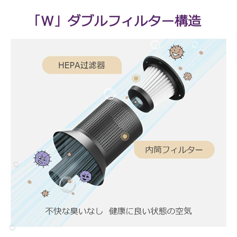 Joyhouse 「ポイント＋クーポンで5,988円」掃除機 コードレス 強力吸引