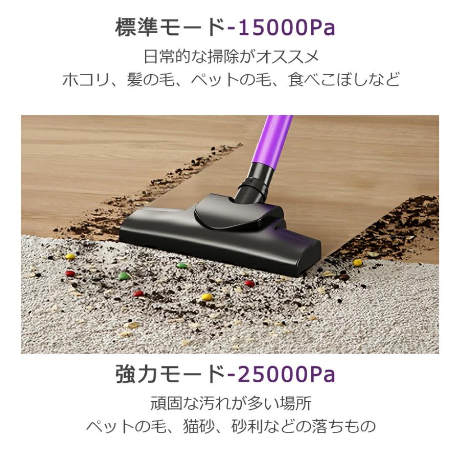 Joyhouse 「クーポンで5,980円」掃除機 コードレス 強力吸引 25000Pa
