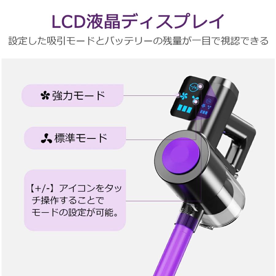 Joyhouse 「クーポンで7,180円」掃除機 コードレス 強力吸引 25000Pa