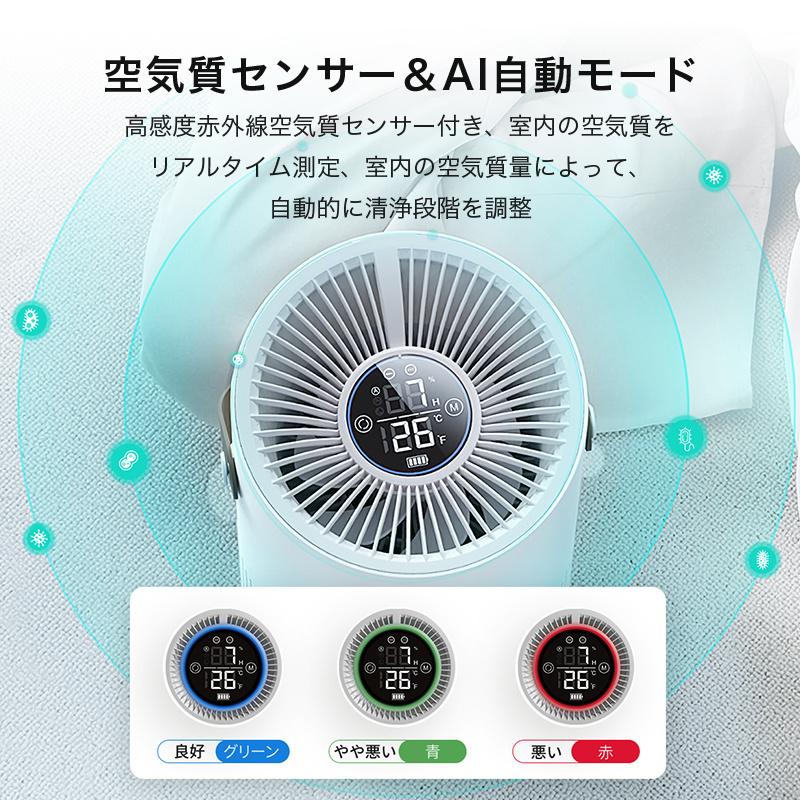 2025最新 空気清浄機 6重空気洗浄 小型 光触媒 換気 空気循環 2025最新 空気清浄機 6重空気洗浄 小型 光触媒 換気 空気循環