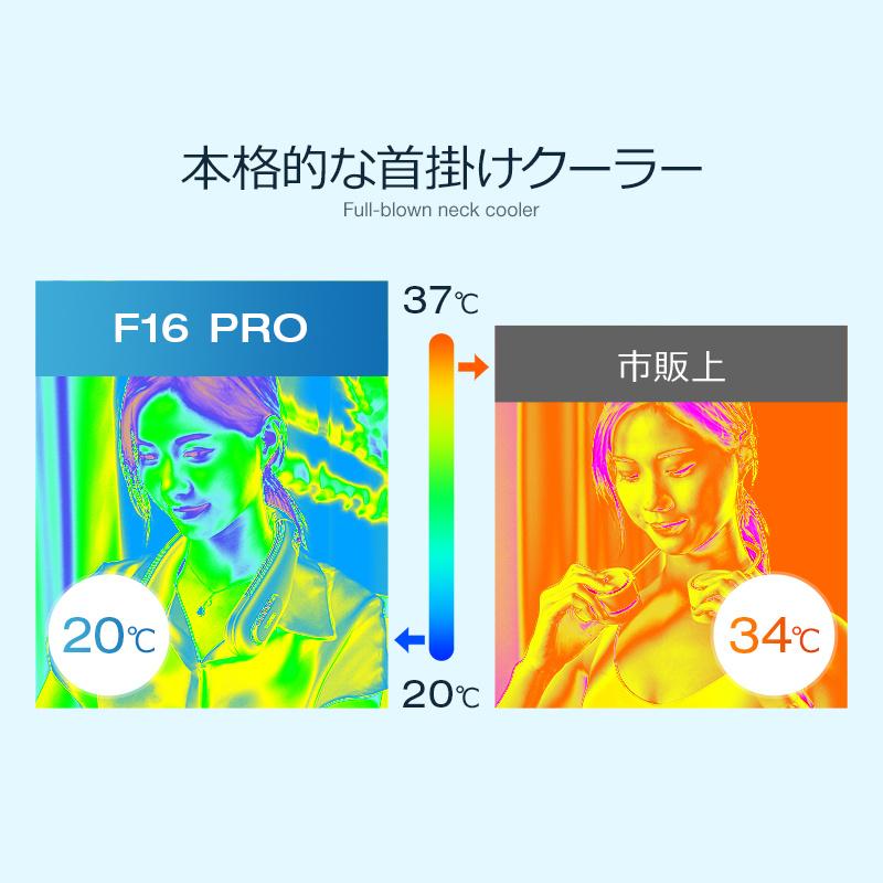 2024最新 首掛け扇風機 ネッククーラー 首かけ扇風機 首掛けエアコン 2段階冷却  扇風機 羽根なし 冷感 ネックファン 携帯扇風機｜wingchokuei｜07