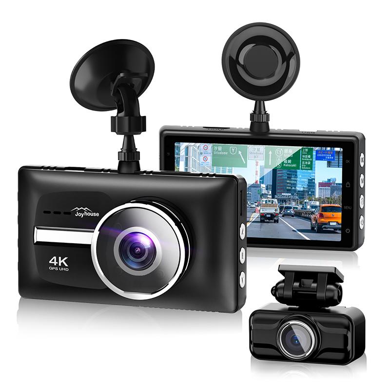 100%正規品ドライブレコーダー 前後 2カメラ 動体検知 WiFi対応 LED