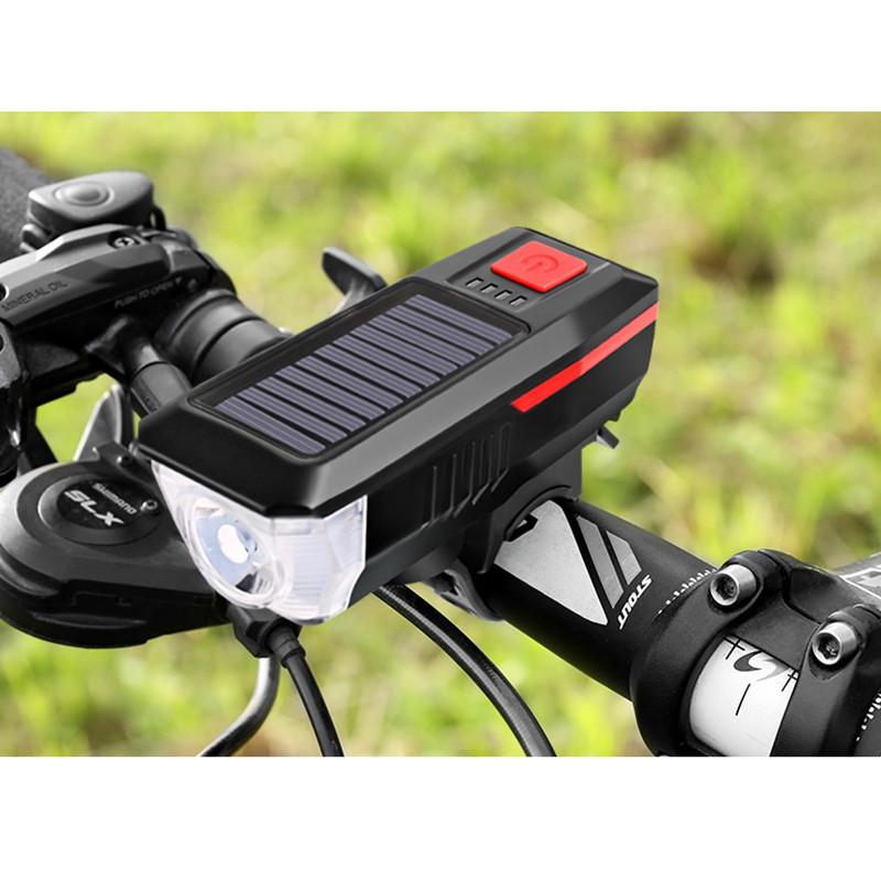 自転車ライト 自転車 ライト バイクライト 父の日 ソーラー充電 USB充電 長持ち LEDライト 残量表示 3段階 ヘッドライト テールライト(B1LY17DLa)｜wingchokuei｜14