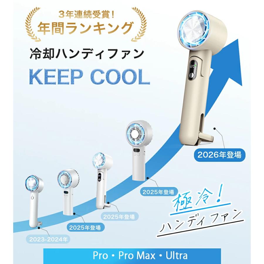 「2点購入で1点あたり1,380円」ハンディファン 携帯扇風機 冷却プレート 120段階 5000mAh 6000mAh クーラー 強風 冷却モード 扇風機 小型扇風機 ハンディ扇風機 | YUGOR | 20