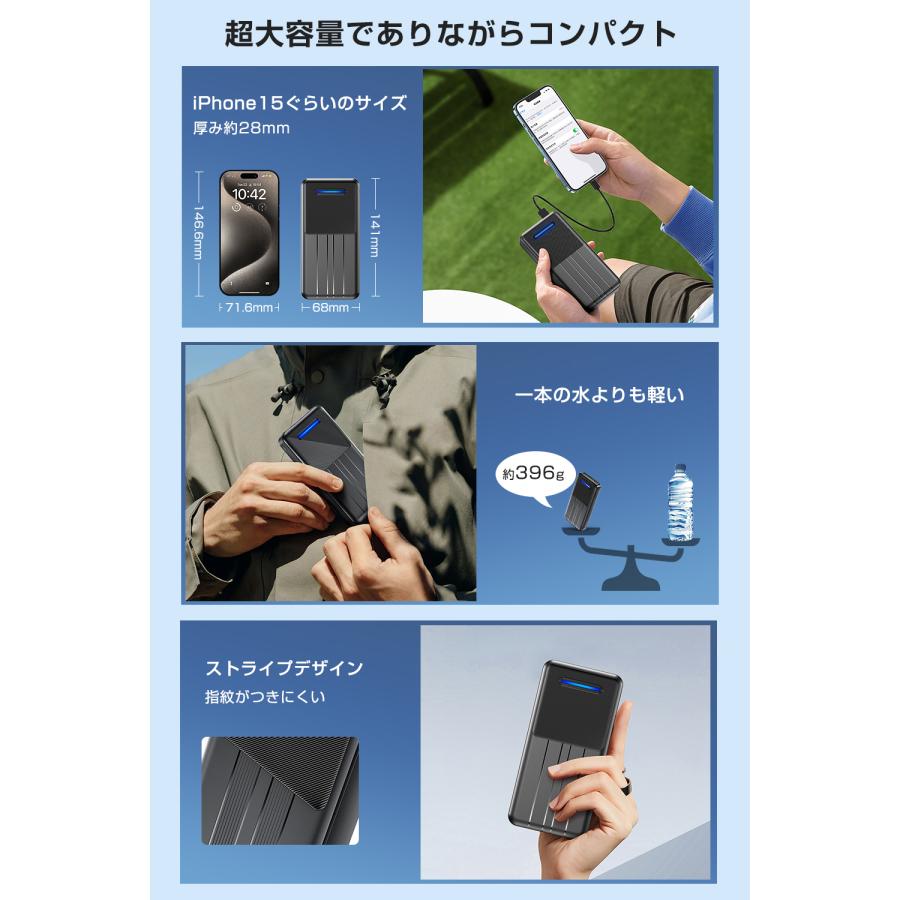 2025最新 モバイルバッテリー 40800mAh 大容量 急速充電 2台同時 2025最新 モバイルバッテリー 40800mAh 大容量 急速充電 2台同時