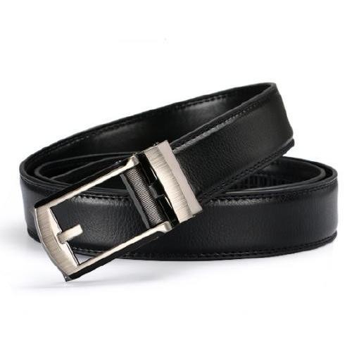 オートロック レザーベルト メンズ 黒 ブラック 革 皮 ビジネスベルト ジャストフィットベルト 268 父の日 プレゼント | ブランド登録なし | 02