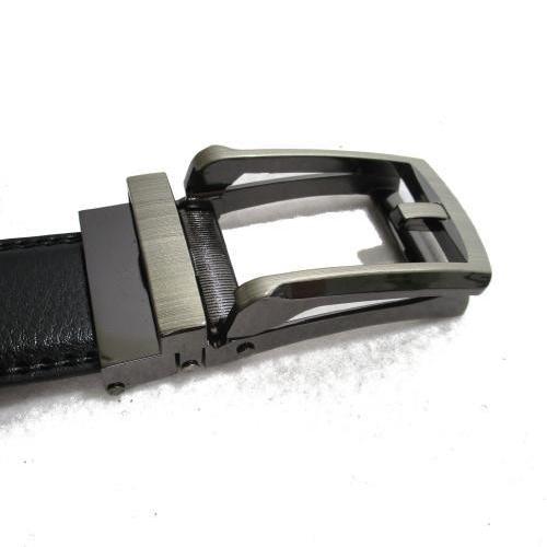 オートロック レザーベルト メンズ 黒 ブラック 革 皮 ビジネスベルト ジャストフィットベルト 268 父の日 プレゼント | ブランド登録なし | 03