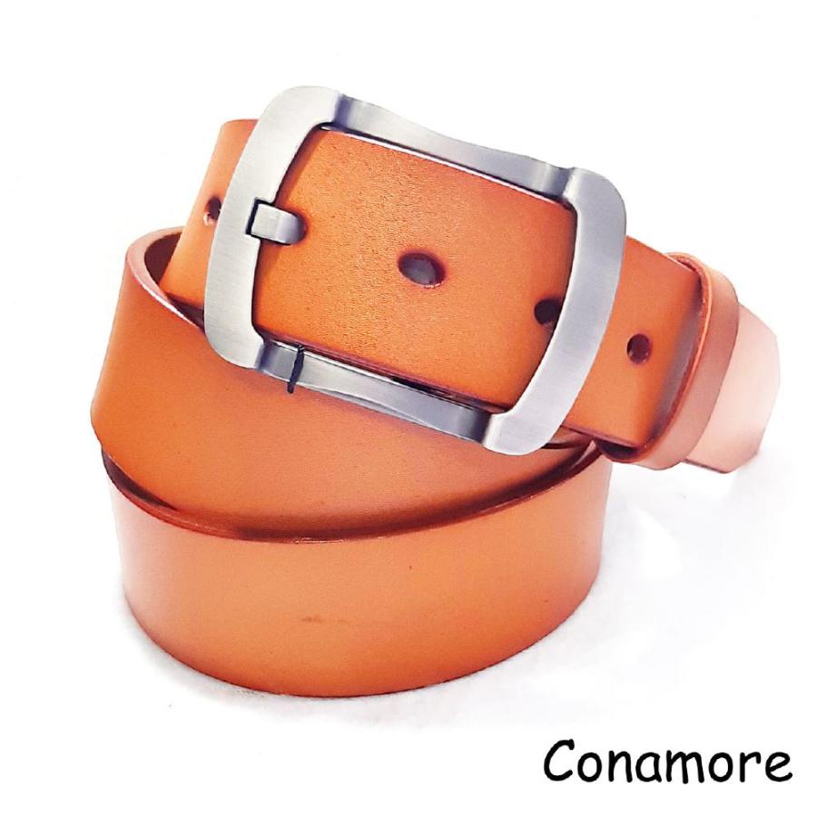 レザーベルト メンズ 黒 ブラック 革 皮 ビジネスベルト 存在感あるバックルがポイント 父の日 プレゼント | ブランド登録なし | 04