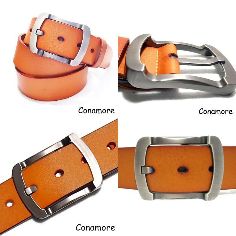 レザーベルト メンズ 黒 ブラック 革 皮 ビジネスベルト 存在感あるバックルがポイント 父の日 プレゼント | ブランド登録なし | 14