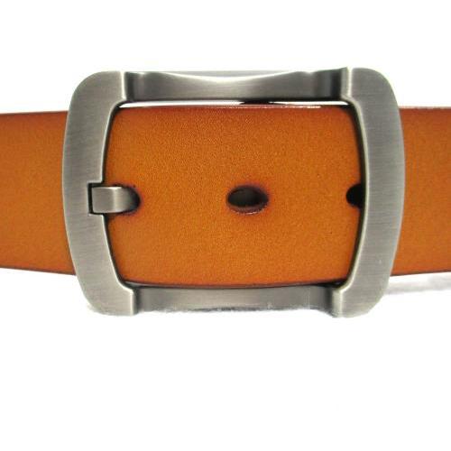 レザーベルト メンズ 黒 ブラック 革 皮 ビジネスベルト 存在感あるバックルがポイント 父の日 プレゼント | ブランド登録なし | 09