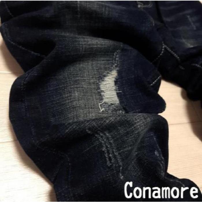 スキニーパンツ デニム メンズ 大きいサイズ スキニー スキニージーンズ ダメージ ストレッチ デニム 夏 春 秋 冬 ズボン | ブランド登録なし | 04