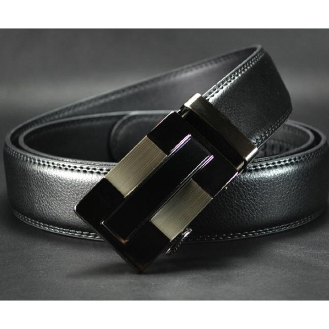 ピッタリフィット 自動でロック！ オートロック メンズ レザー 革 ベルト 黒/ブラック 519-kuro 父の日 プレゼント | ブランド登録なし | 08