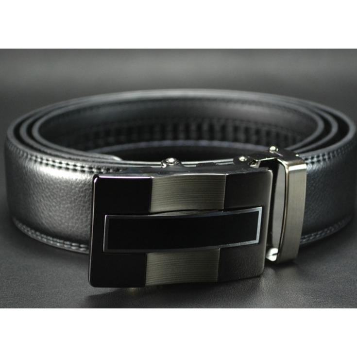 ピッタリフィット 自動でロック！ オートロック メンズ レザー 革 ベルト 黒/ブラック 519-kuro 父の日 プレゼント | ブランド登録なし | 09