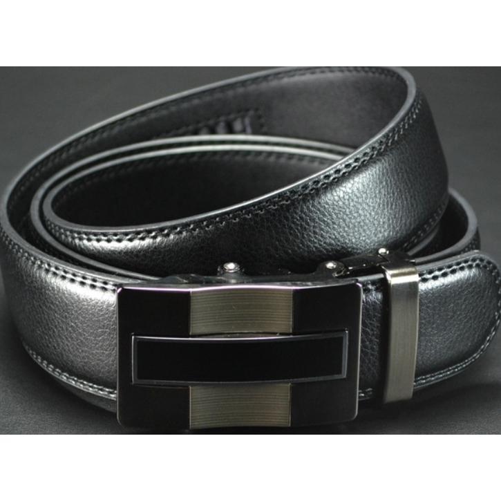 ピッタリフィット 自動でロック！ オートロック メンズ レザー 革 ベルト 黒/ブラック 519-kuro 父の日 プレゼント | ブランド登録なし | 10