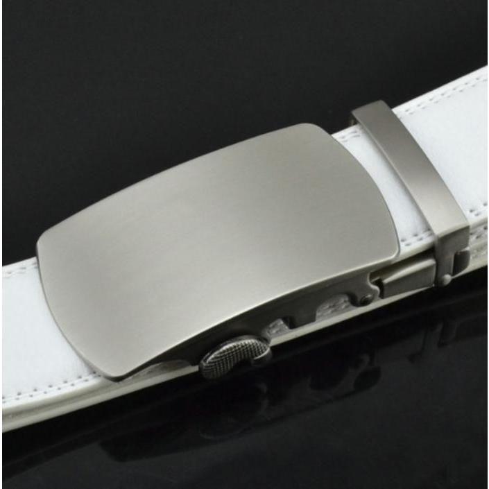 ゴルフベルト ベルト メンズ ゴルフ オートロック 自動ロック 白 メンズ ホワイト 529 父の日 プレゼント | ブランド登録なし | 06