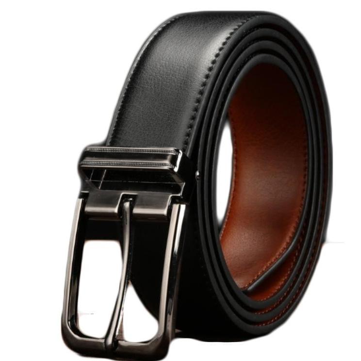 リバーシブルベルト ベルト メンズ 本革 牛革 レザー ビジネス ビジカジ カジュアル ブラック ポイント消化 548 父の日 プレゼント | ブランド登録なし | 01