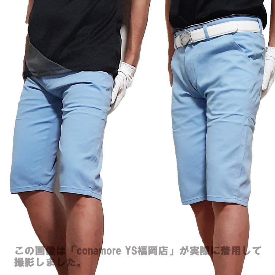 ゴルフウェア メンズ 夏 ストレッチパンツ ハーフパンツ 七分丈 膝下 ゴルフパンツ 半ズボン 無地 白 赤 紺 おしゃれ 春 秋 | ブランド登録なし | 14