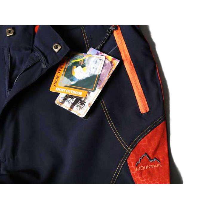 トレッキングパンツ メンズ 登山用ズボン アウトドアウェア ストレッチパンツ ハーフパンツ 半ズボン 紺 おしゃれ 春 夏 秋 | ブランド登録なし | 03