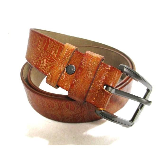 ゴルフベルト ベルト メンズ ゴルフ ベルト レザーベルト 本革 牛革 皮 ビジネスベルト カジュアルベルト 607 父の日 プレゼント | ブランド登録なし | 04