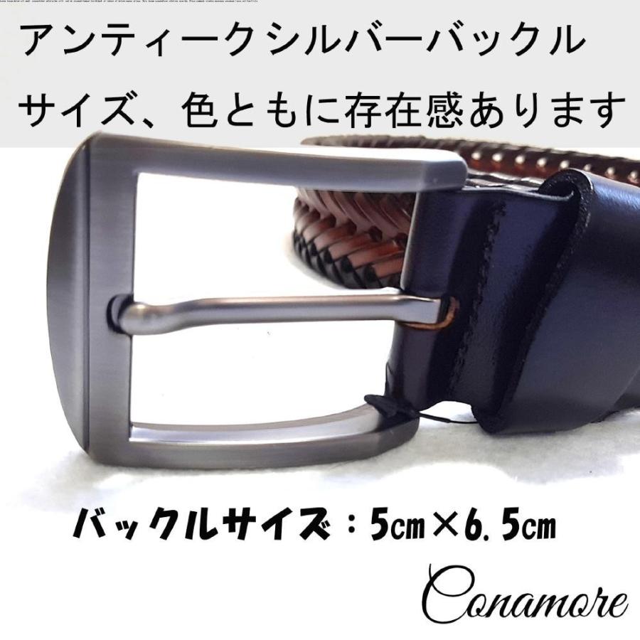 メッシュベルト メンズ レディース メッシュ ベルト 本革 牛革 ゴルフ カジュアル 学生 編み込み バックル 父の日 プレゼント | ブランド登録なし | 06