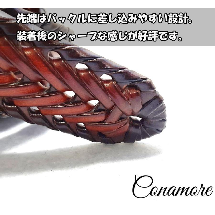 メッシュベルト メンズ レディース メッシュ ベルト 本革 牛革 ゴルフ カジュアル 学生 編み込み バックル 父の日 プレゼント | ブランド登録なし | 08