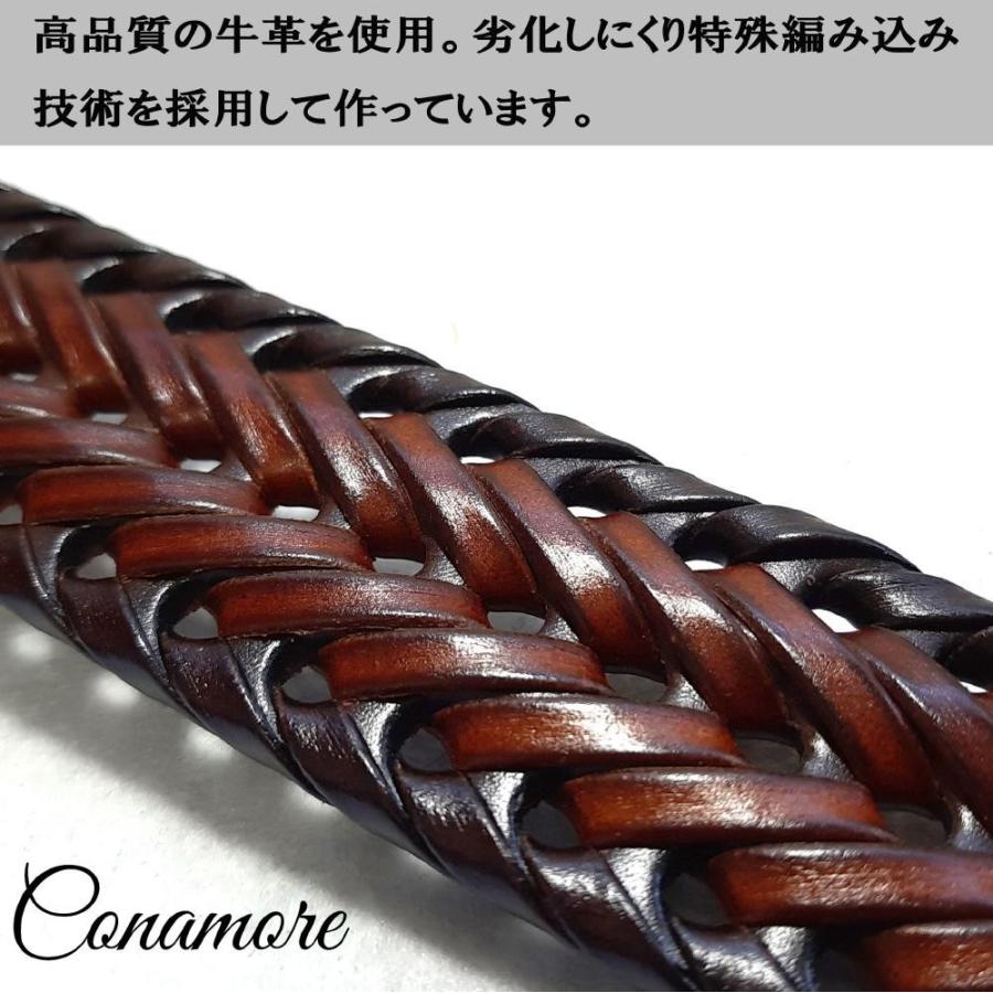 メッシュベルト メンズ レディース メッシュ ベルト 本革 牛革 ゴルフ カジュアル 学生 編み込み バックル 父の日 プレゼント | ブランド登録なし | 09