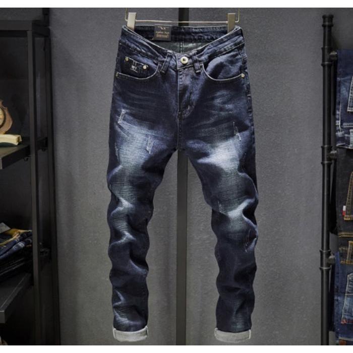 スキニーデニム スキニーパンツ デニム メンズ 大きいサイズ スキニー スキニージーンズ ダメージ ストレッチ デニム 夏 春 秋 冬 ズボン | ブランド登録なし | 02