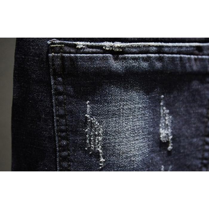 スキニーデニム スキニーパンツ デニム メンズ 大きいサイズ スキニー スキニージーンズ ダメージ ストレッチ デニム 夏 春 秋 冬 ズボン | ブランド登録なし | 07