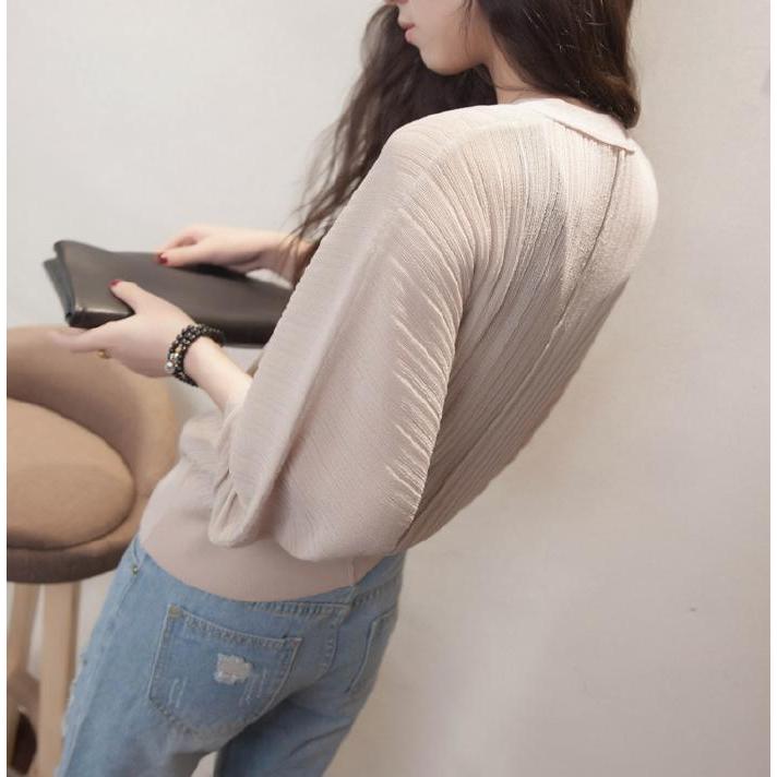 カーディガン レディース uv カット ショート丈 薄手ニット 無地 アウター 羽織り 春夏 | ブランド登録なし | 03