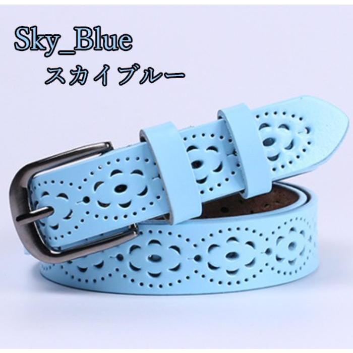 ゴルフベルト レディース ゴルフ ベルト ホワイト レッド ブラウン ブルー ベルト プレゼント | ブランド登録なし | 02